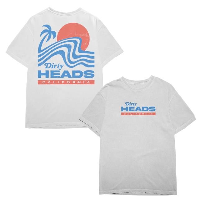 Dirty Heads Wavelength White Hot Shirt