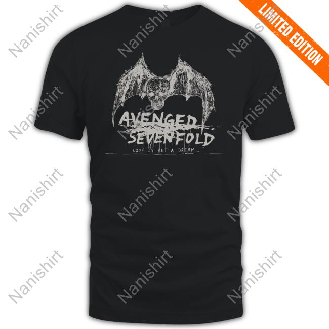Official A7x World Merch Avenged Sevenfold Life Is But A Dream Shirt