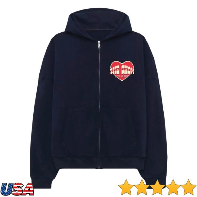The Show Live On Tour Navy Zip Hoodie Niall Horan