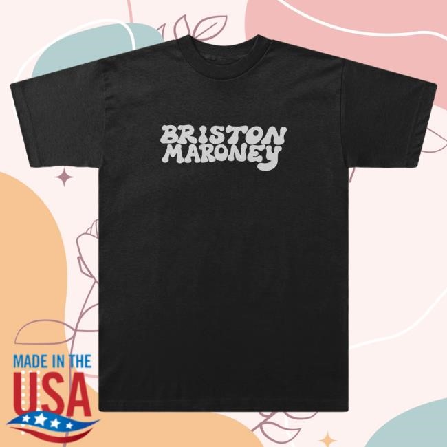 Briston Maroney Black Briston Vintage Logo T Shirt