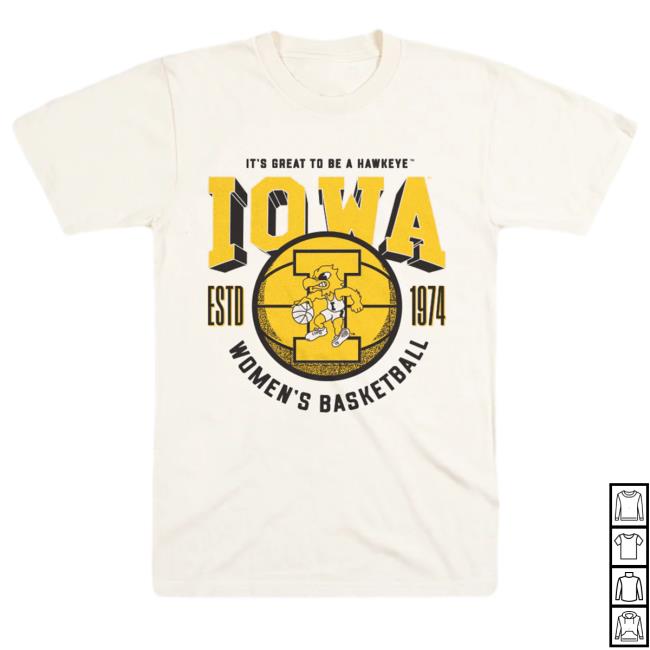 Iowa Women's Basketball 1974 Tee Shirt