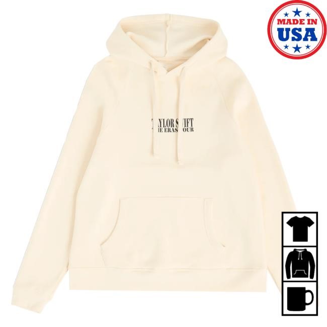 Official Taylor Swift Merch Store Taylor Swift | The Eras Tour I Beige Popover Hoodie