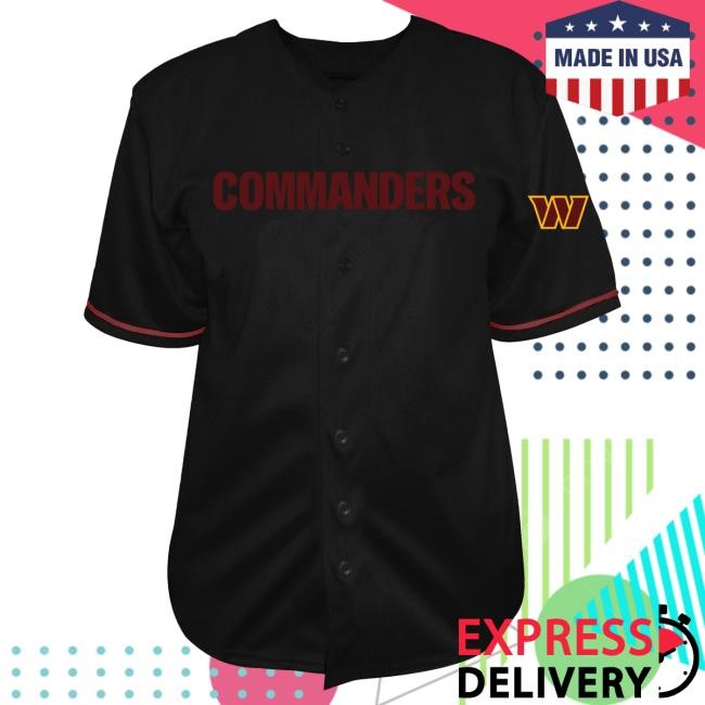 Official Men's Fanatics Jayden Daniels Black Washington Commanders Big & Tall Baseball Button-Up Top Shirt