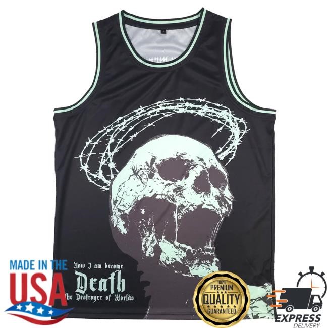 Official Any Means Necessary Clothing Destroyer Of Worlds Jersey Hot Shirt Andromeda