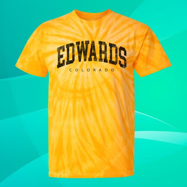 Official Hometown Apparel Edwards Colorado Urban Vibe Tie-Dye Cyclone Pinwheel Shirt New 3D All-Over Printed
