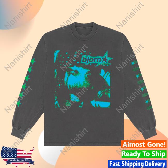 Official Smino Zero Fatigue Merch Bjorn Pullover Sweatshirt Vintage Black Zerofatigue