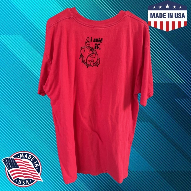 Official Bob Patrick Nickelodeon Fuzzy Letter Tee Bob