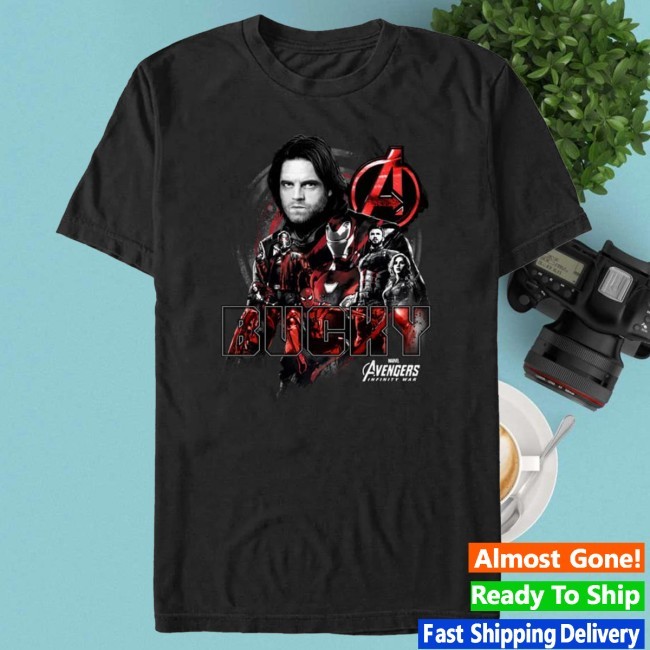 T-Shirt Merch Marvel Avengers: Infinity War - Bucky Crew Shirt