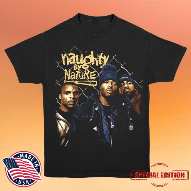 Official Complex Merch Store Screen Stars Naughty By Nature - Chainlink SS Shirts