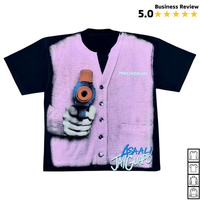 Jayguapo Pink Cardigan New Shirt | The Lost Bros Official Merch Store