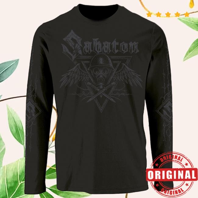 Official Sabaton Merch Store Sabaton Poison Gas LS Tee Sabaton Shop