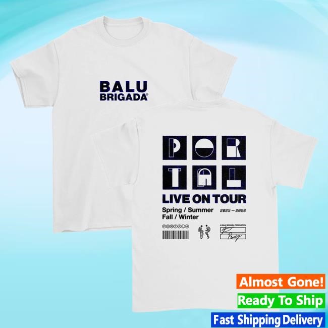 Official Hellomerch Balu Brigada Portal Live on Tour Tees Hello Merch