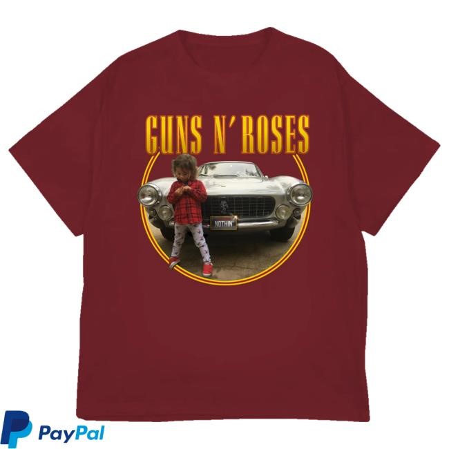 Official Guns N Roses Merch Store Nothin’ Red New Shirt Guns N’ Roses