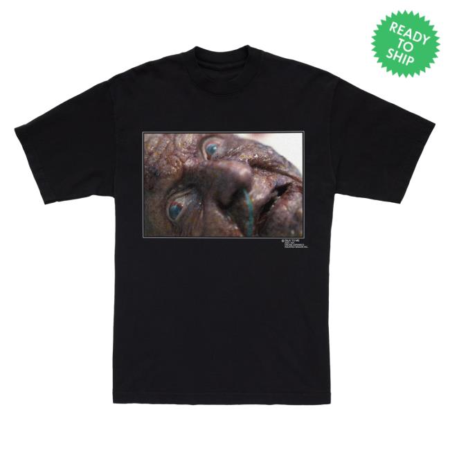Official A24 Merch Store Online Ceramics X Talk To Me Grip Of Evil T Shirt Black A24 Shop