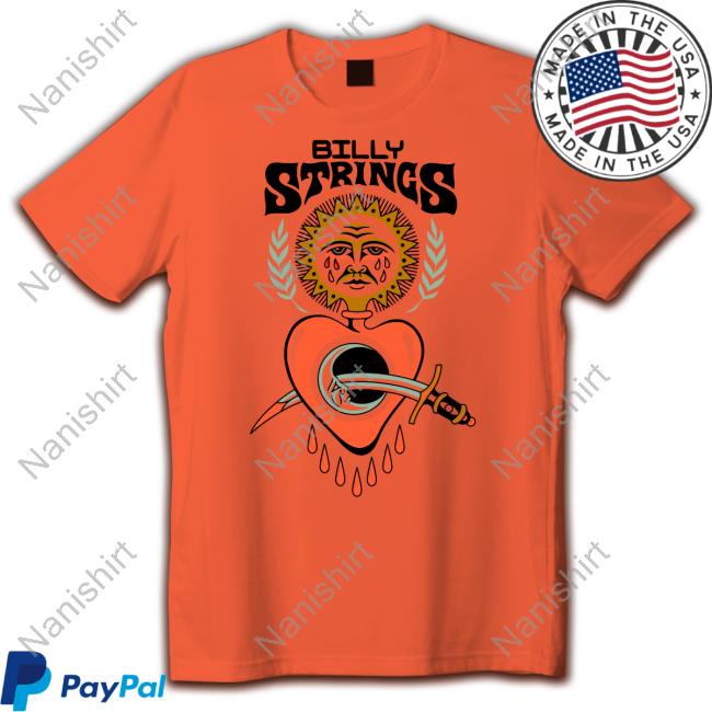 Official Billy Strings Merch #9 Sun Heart Crewneck Sweatshirt