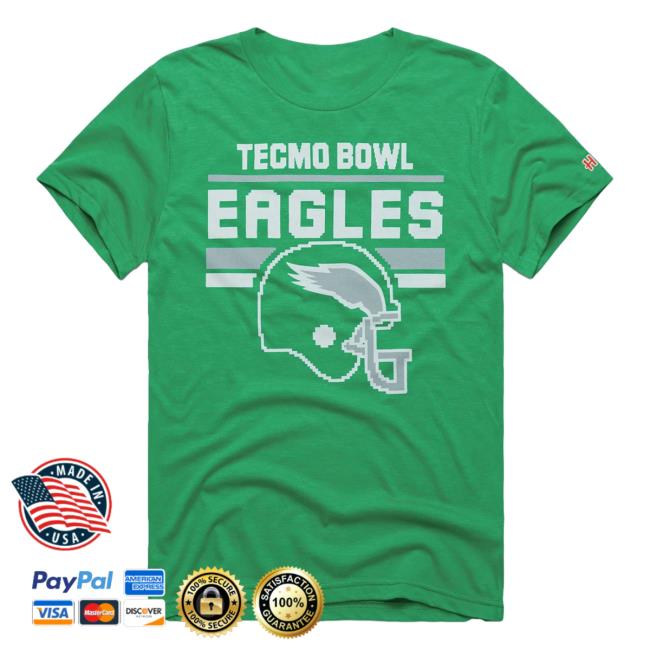 Official Homage Merch Tecmo Bowl Philadelphia Eagles Shirt Apparel Clothing Store Shop
