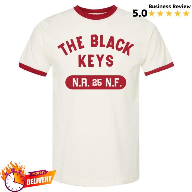 Official Black Keys Store Red NRNF Ringer Hot Shirt