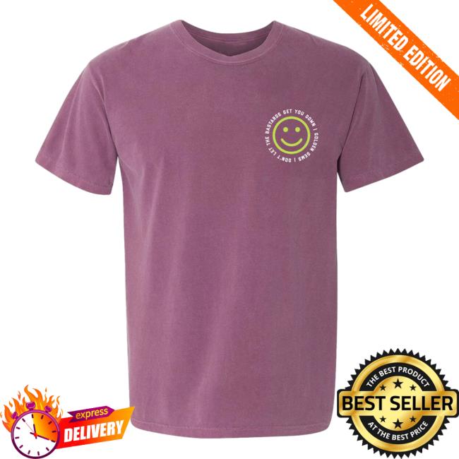 Smiley Bastards Badge T Shirt