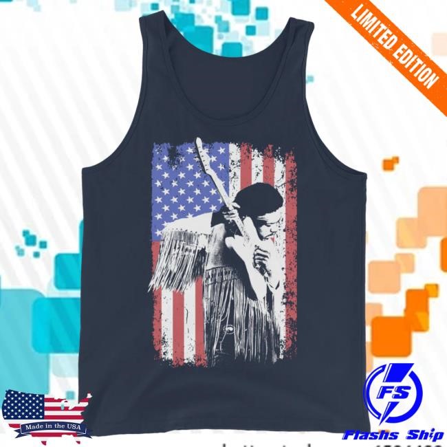 Official Jimi Hendrix Store Jimi Hendrix Freedom Men's Tank New Shirt Authentic Hendrix