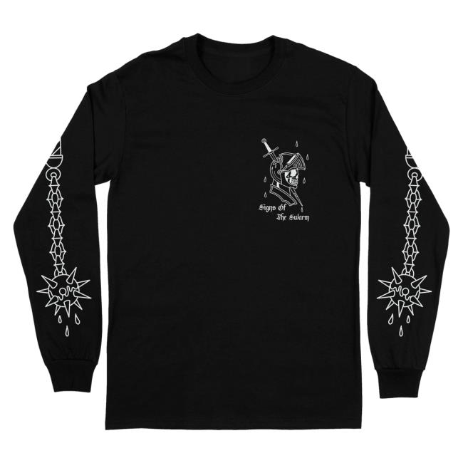 Official Signs Of The Swarm Rising Merch Signs Of The Swarm - Knight Long Sleeve New Shirt Risingmerch