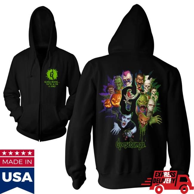 Official Cavity Colors Merch Store Shop Goosebumps: '90S Monster Mash - Zip-Up Hoodies CavityColors