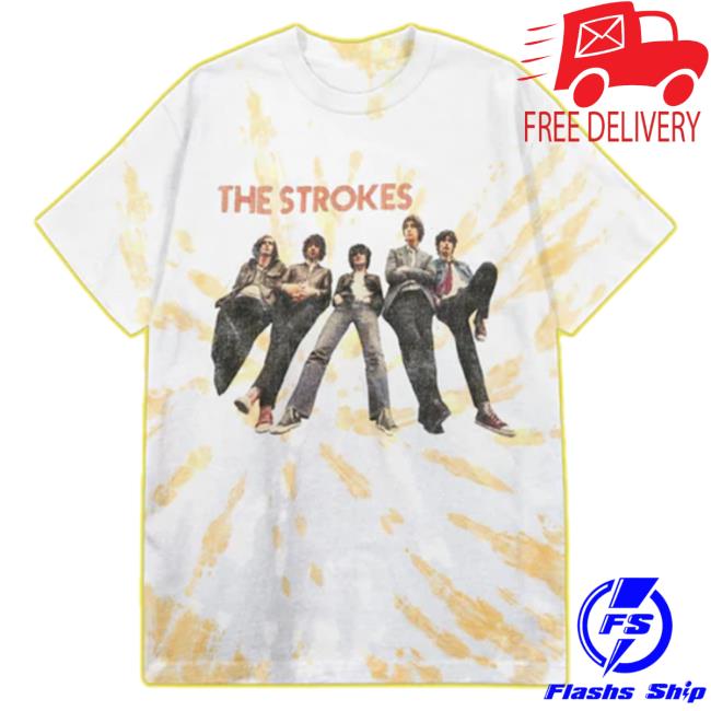 The Strokes Photo Tie-Dye Tee