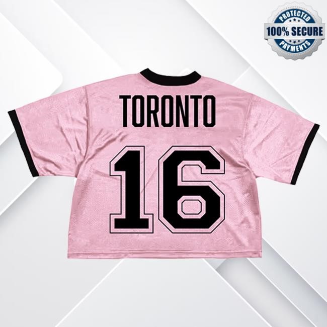 Deadline Tour Merch BLACKPINK Cropped Jersey Toronto Pink Tee | Blackpink Official Merch Store