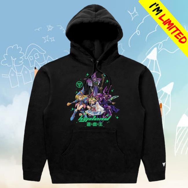 Official Hypland Clothing Merch Store Hypland Yugioh Dark Magician Girl Popover Sweatshirt (Black)