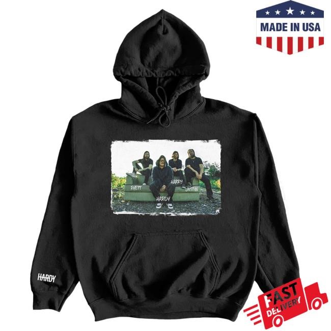 Official Hardy Merch Store Band Photo Hoodies
