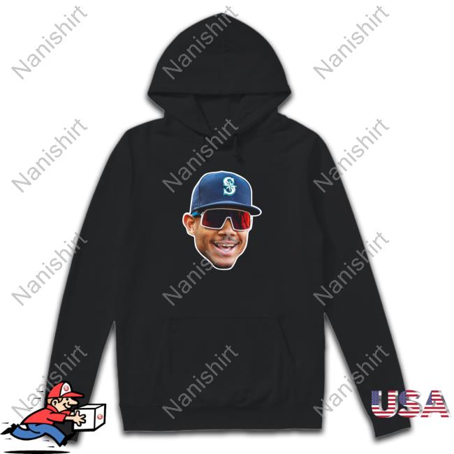 Official Seattle Mariners Julio Rodriguez Head Tee