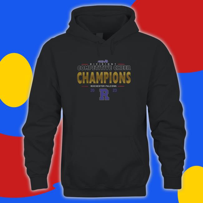 Official MHSAA Cheer D1 Rochester Falcons Champions Shirt