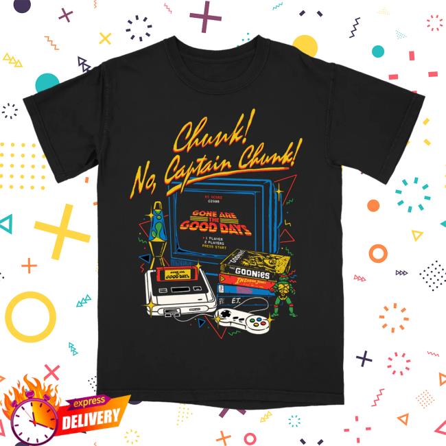 Chunk! No, Captain Chunk! "Gaming" Black Shirt