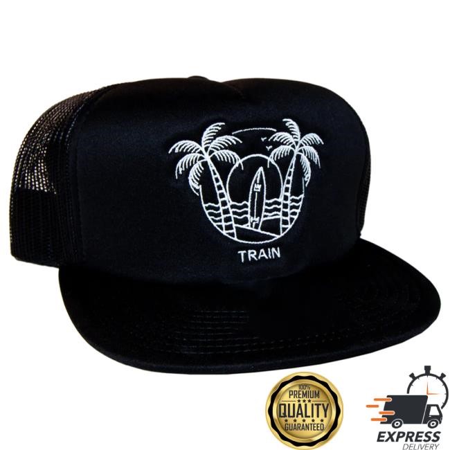 Monoline Black Snap Back Cap Train Band Store Merch