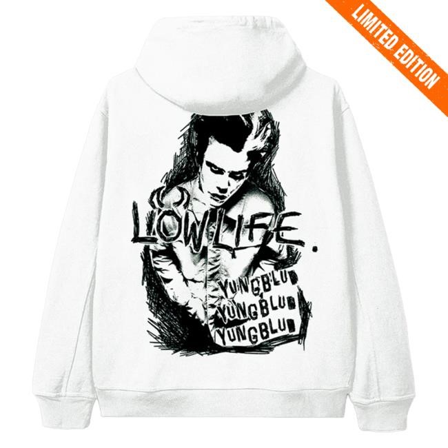 Yungblud Lowlife Zip Up Popover Hoodie