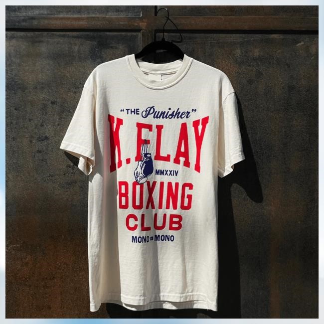 Official Hello Merch K.Flay Boxing T Shirt HelloMerch KFlay