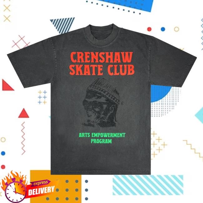 Official Crenshaw Skate Club Program Tshirt