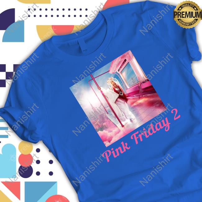 Official Aaliyah Hut Nicki Minaj Pink Friday 2 Tee Shirt