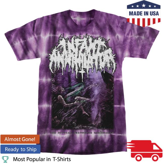 Official Indie Merch Store Infant Annihilator The Elysian Grandeval Galeriarch Tie Dye Tshirt IndieMerchStore