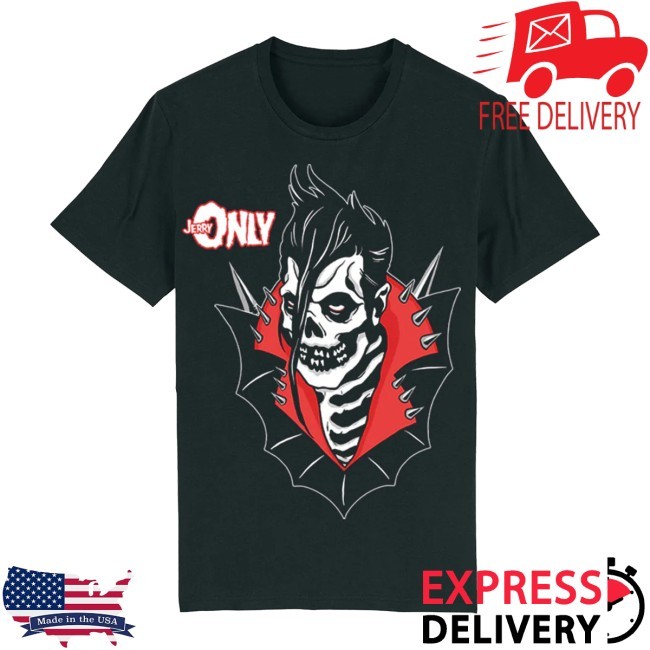 Jerry Only "Anti-Hero" Black Tee Shirt Misfits Clothing Store