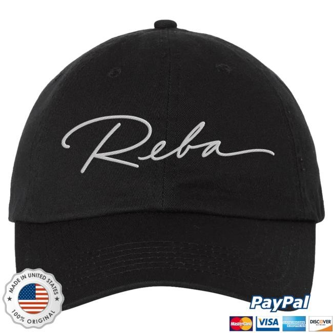Official Reba Mcentire Store Shop Reba Script Black Cap