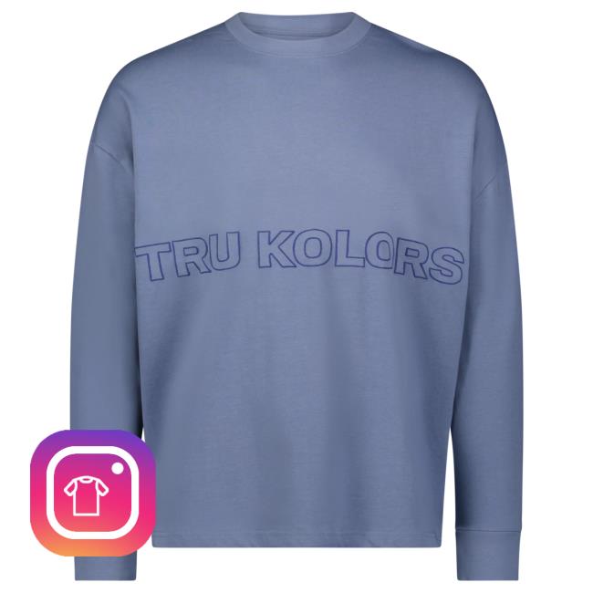 Official Tru Colors Clothing Apparel Tru Kolors Boxy Long Sleeve T Shirt