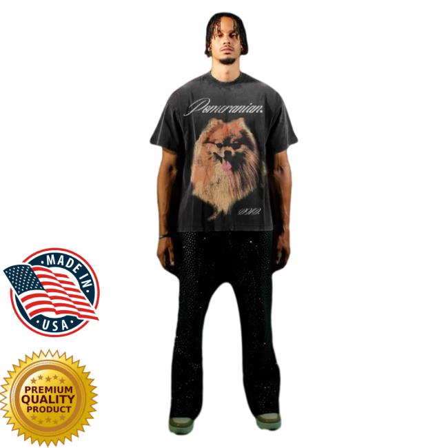 Do Not Disturb Clothing Store Shop Dnd By Ferris Pomeranian Tee Shirt Black