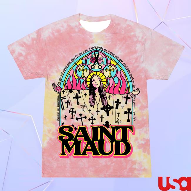 Official Studiohouse Designs Merch Store Saint Maud Tiedye T-Shirt Rose Studiohouse Designs Apparel Clothing Shop StudiohouseDesigns
