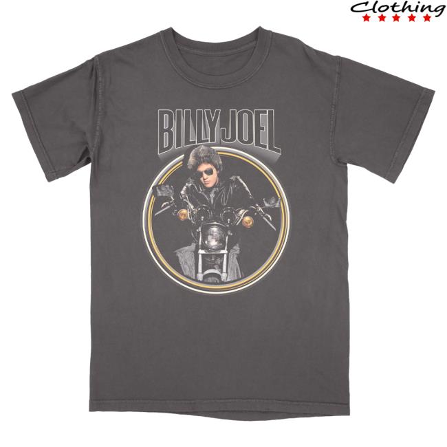 Official Billy Joel Merch Store Billy Joel Vintage Retro Motorcycle Attractive Shirt Billy Joel Apparel Clothing Shop