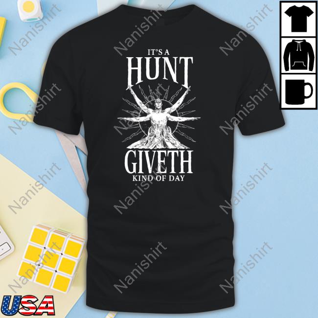Hunt: Showdown It's a Hunt Giveth Kind of Day Black Tee Shirt