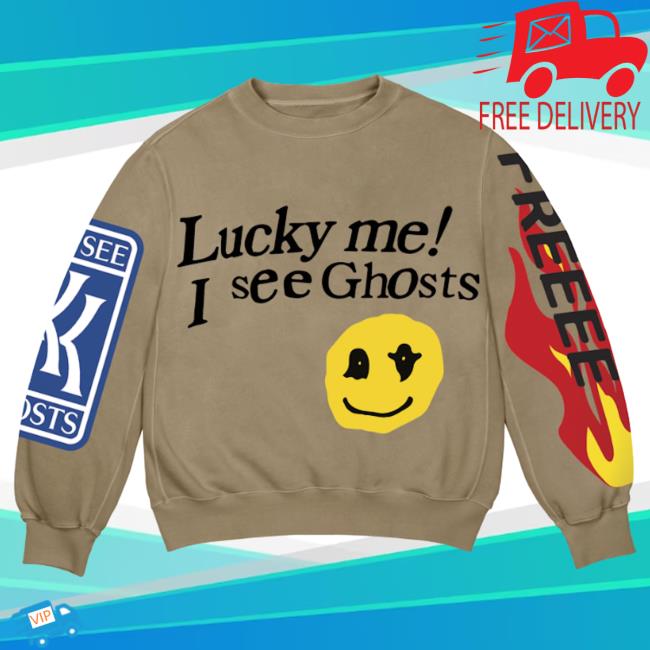 Stock X Kids See Ghosts Lucky Me Crewneck Sweatshirt