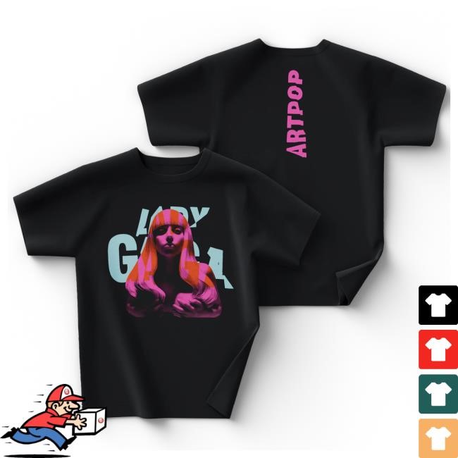 ARTPOP Photo Warp Shirt Lady Gaga Merch Shop