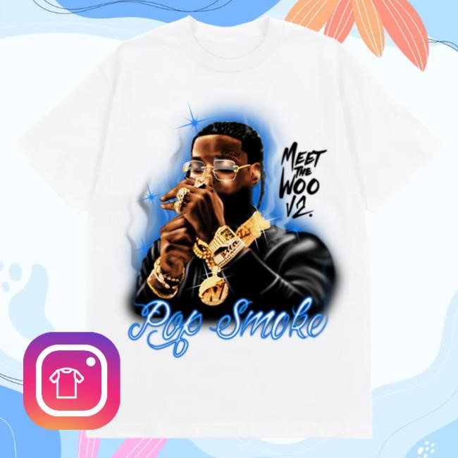 Official Pop Smoke Clothing Shop Store Meet The Woo 2 Tees II PopSmoke