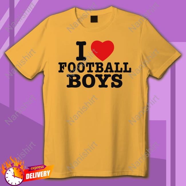 Official I Love Football Boys Shirt I Love Football Boys Tee