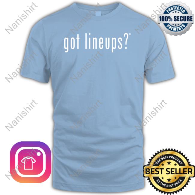 Official Got Lineups New Tee Got Lineups Long Sleeve Tee